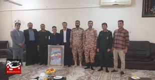 تجلیل از خانواده معظم شهید گرانقدر عبدالحسین شیخ ابوالحسنی در شهرستان ایذه