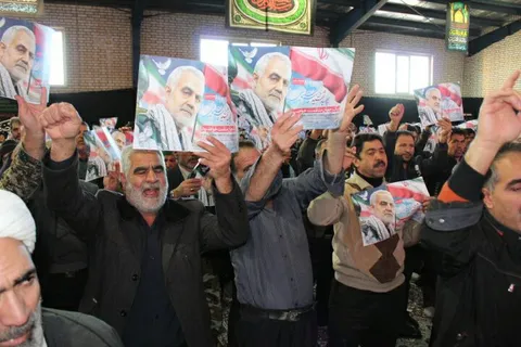 برگزاری مراسم بزرگداشت شهید سپهبدحاج قاسم سلیمانی در حسینیه سپاه فراهان