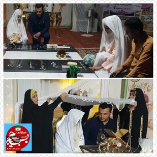 برگزاری جشن ازدواج جوانان بسیجی شهرستان هندیجان