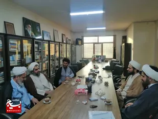 دیدار مسئول نمایندگی ولی فقیه در بسیج دانشجویی کشور با مسئولین دفتر نمایندگی ولی&zwnj;فقیه خوزستان+عکس