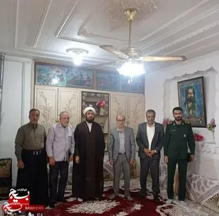 سرکشی از خانواده های معظم شهدا جانباران و رزمندگان باباحیدر