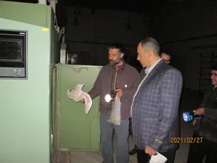 بازدید اعضای شورای بسیج مهندسین صنعت و معدن استان کردستان از کارخانه نساجی سنندج