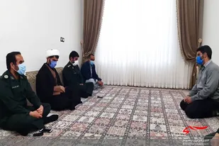 دیدار وسرکشی از رزمندگان هشت سال دفاع مقدس درخاش