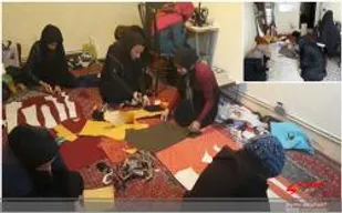 کارگاه آموزش خیاطی در روستاهای بخش مرکزی کرمانشاه برگزار گردید