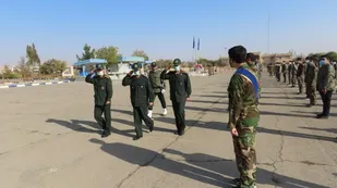 صبحگاه مشترک به مناسبت هفته بسیج دانش آموزی در اراک