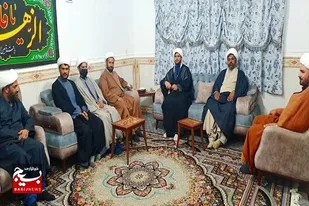 برگزاری جلسه مسئول دفتر نمایندگی ولی فقیه در ناحیه مقاومت بسیج سپاه نیکشهر با مربیان عقیدتی