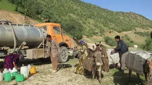 آبرسانی سیار به عشایر چهارمحال و بختیاری