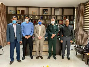 دیدار سرپرست اداره ورزش و جوانان شاهرود با فرمانده سپاه ناحیه شاهرود+ عکس