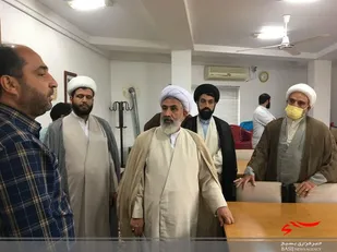 بازدید مسئول دفتر نمایندگی ولی فقیه در سپاه کربلا از مجموعه فرهنگی شهدای خرماکلا