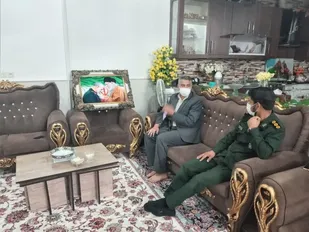 دیدار و سرکشی از جانبازان ندوشن میبد