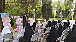 " جشن روزه اولی ها " پایگاه خواهران امام زمان (عج) در باغ غدیر برگزار شد