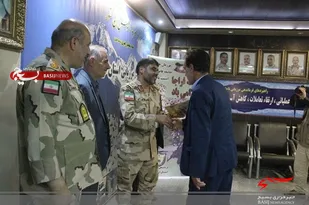 تجلیل از فرماندهان و پیشکسوتان دفاع مقدس در فرماندهی مرزبانی استان اردبیل