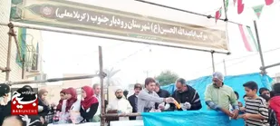 موکب امام حسین (ع) رودبار جنوب میزبان ۴ هزار مهمان شد +تصاویر