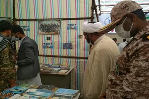 نمایشگاه دفاع مقدس در شهرستان دلگان افتتاح شد