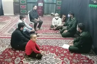 بازدید فرمانده حوزه مقاومت بسیج روح الله ناحیه مرکزی یزد از پایگاه شهید صوت داودی