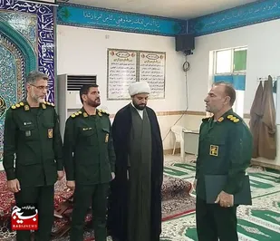 آئین معارفه جانشین ناحیه مقاومت بسیج امیدیه