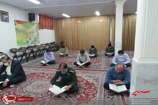 محفل انس با قرآن کریم در سپاه ناحیه عمار مشهد
