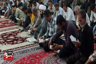 برگزاری مراسم دعای پر فیض عرفه در مسجد جامع رزن