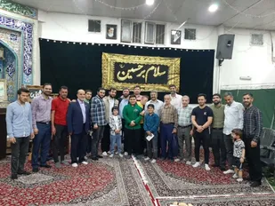 حضور جمعی از مادحین شهرستان پیشوا در جلسه عمومی مجمع ادبی مذهبی یاس کبود پایتخت