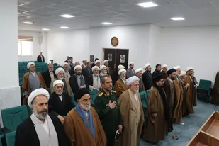 تجلیل از روحانیون رزمنده زنجانی به روایت تصویر
