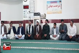 برپایی میز خدمت جهادی بسیج ادارات در خاش