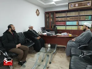 دیدار مسئول دفتر نمایندگی ولی فقیه در سپاه قدس گیلان با مدیر کل سازمان تبلیغات اسلامی استان