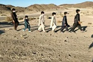 برگزاری همایش کوهپیمایی در روستایی راهیناگ سراوان