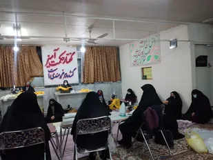 افتتاح کارگاه خیاطی پایگاه رقیه سمنان