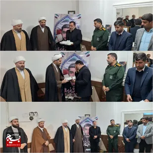 دیدار با خانواده شهید مدافع امنیت امیدافراسیابی در گتوند انجام شد