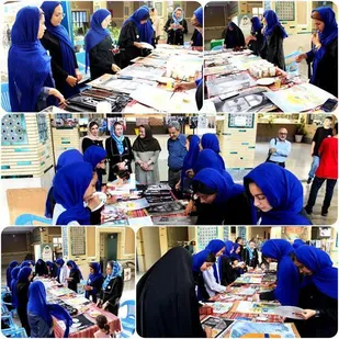 ورکشاپ نقاشی رضوی در شاهرود برگزار شد