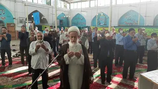 اقامه نماز عید سعید فطر در بخش بیارجمند شاهرود+ تصاویر