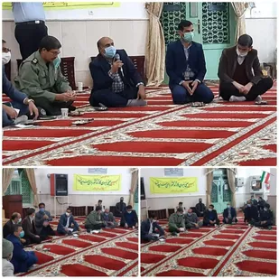 برگزاری میز خدمت جهادی در روستاهای شهرستان فردوس به مناسبت هفته بسیج
