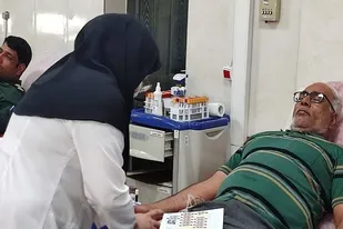 پویش نذر خون با حضور بسیجیان در زاهدان برگزار شد