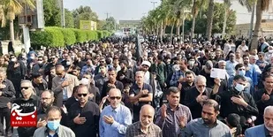 تشییع شهدای گمنام در بندرعباس