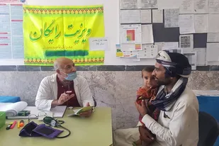 ویزیت رایگان بیماران سیب و سورانی