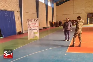 برگزاری مسابقات ورزشی در سپاه اسدآباد به مناسب دهه مقاومت