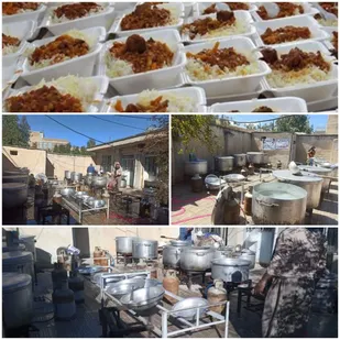 پخت وتوزیع ۳۰۰۰پرس غذا درشب شهادت علی (ع) بین نیازمندان شهرستان ابدانان