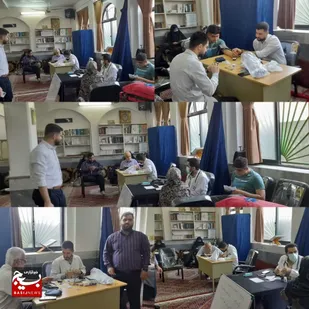 خدمت جهادگران بسیج جامعه پزشکی و سلامت سپاه آمل به نیابت سرباز وطن حاج قاسم