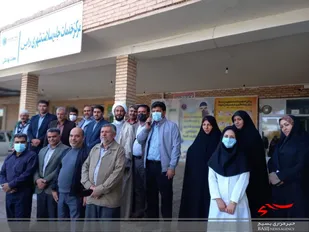 دیدار امام جمعه و فرمانده حوزه پیامبراعظم(ص)با پرستاران بیمارستان راین به مناسبت ولادت حضرت زینب کبری(س)روزپرستار
