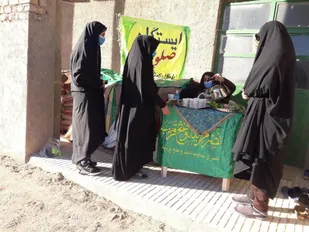 مکتب حاج قاسم/تلاش خواهران بسیجی بیارجمند در گرامیداشت سالگرد شهادت سردار سلیمانی