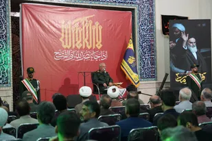 برگزاری دهمین سالگرد شهادت مدافع حرم محمود نریمانی و سومین آیین استانی قرار مقاومت، در کرج