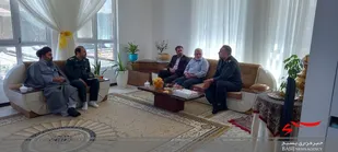 دیدار فرمانده ناحیه میامی با پیشکسوتان پاسدار