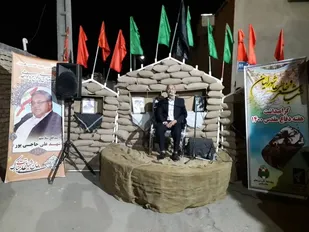 برگزاری شب شعر و خاطره عاشورائیان به یاد شهید مدافع سلامت علی حاجی پور دربردسکن