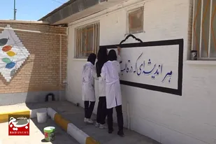 بهسازی مدارس کبودراهنگ به همت ۳۰۰ دانش&zwnj;آموز جهادگر