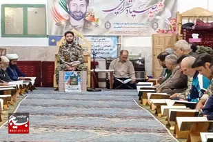 محفل انس با قرآن گرامیداشت سپهبد شهید صیاد شیرازی در ملایر