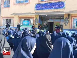 مراسم گرامیداشت هفته بسیج دانش آموزی