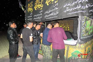 ایستگاه صلواتی جاده سلامت برازجان به مناسبت ایام فاطمیه