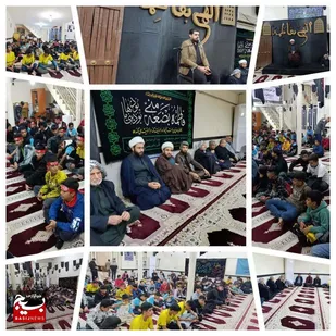 نوجوانان شیبانی عزادار ام ابیها ( س )
