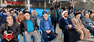 مراسم چهلمین روز شهید گمنام  در فلارد