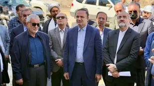 بازدید سردار عابد از پروژه ملی پل خلیج فارس